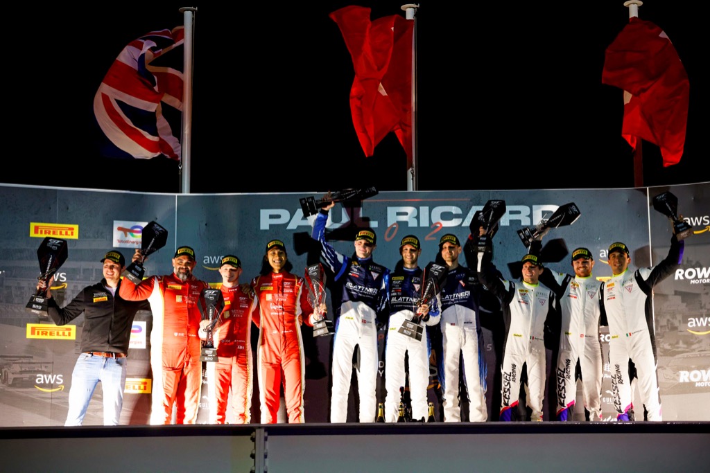 GT World Challenge: Conrad Laursen tog klassesejr på Paul Ricard.
(Foto: SRO Motorsports Group)